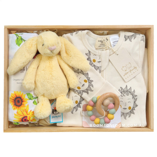 ROOM TO BLOOM Little Ray of Sunshine Baby Gift Hamper