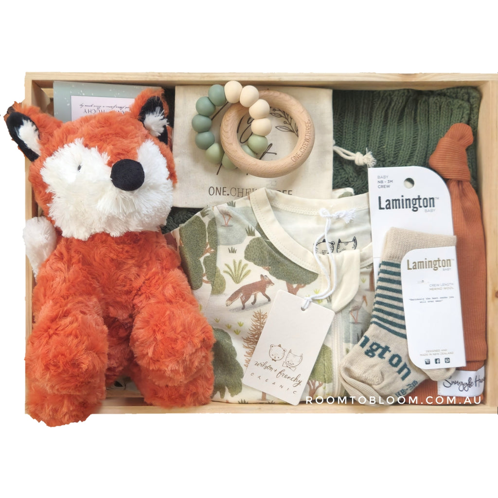 ROOM TO BLOOM Mister Fox Baby Gift Hamper