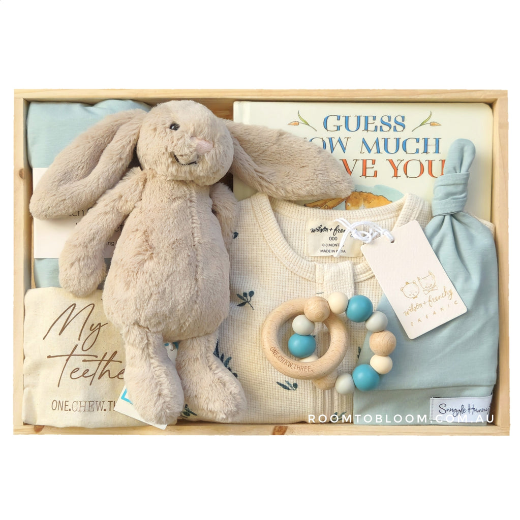 ROOM TO BLOOM Olive Leaf Baby Gift Hamper