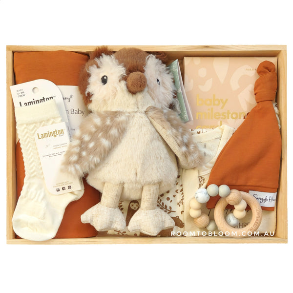 ROOM TO BLOOM Owlet Baby Gift Hamper