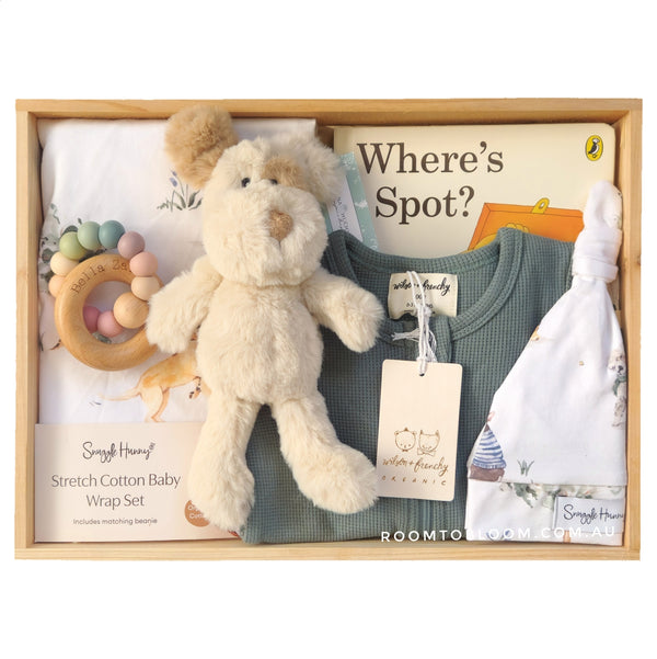 ROOM TO BLOOM Puppy Love Baby Gift Hamper