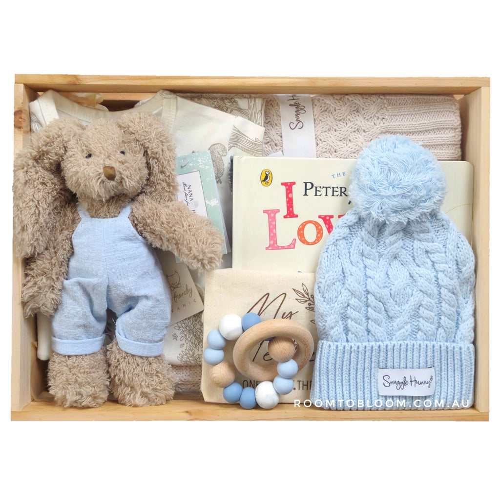 ROOM TO BLOOM Snow Bunny Baby Gift Hamper