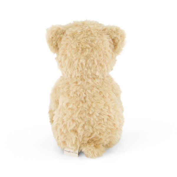 Back view of a SNUGGLE BUNNIES Arthur the Bear on a white background