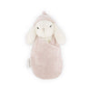 SNUGGLE BUNNIES Sleeping Penelope - Blush in a pink pouch on a white background