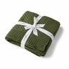 SNUGGLE HUNNY Diamond Knit Organic Baby Blanket - Olive