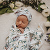 SNUGGLE HUNNY  Jersey Wrap & Beanie set - Eucalypt