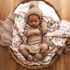 SNUGGLE HUNNY  Merino Wool Bonnet & Booties - Fawn