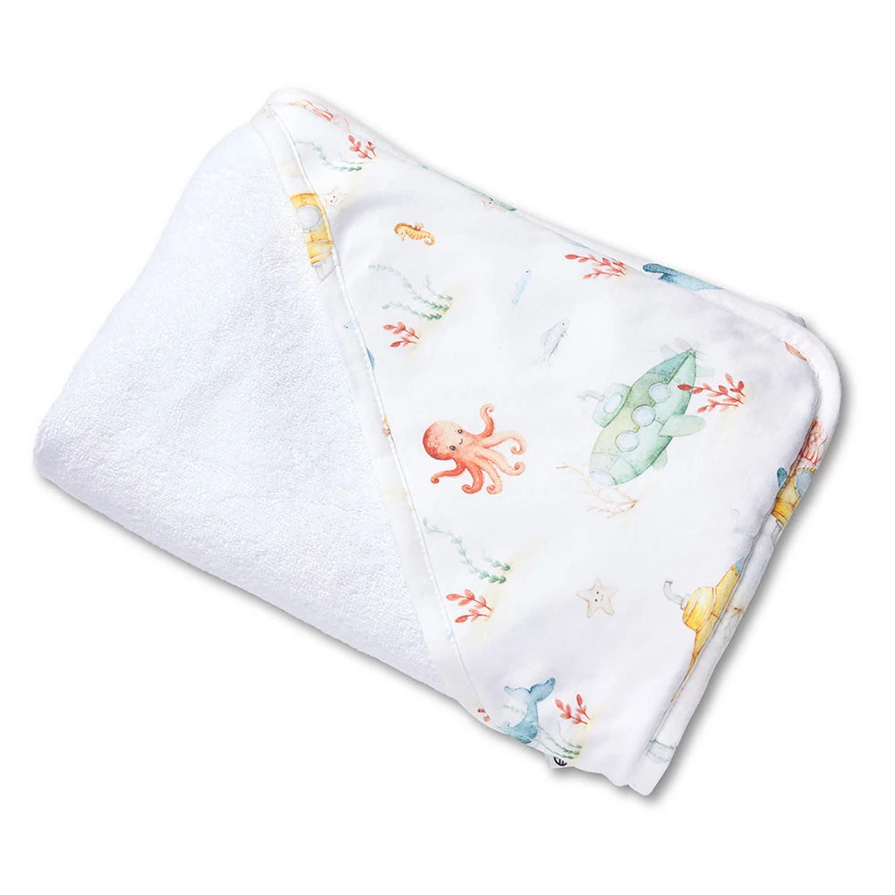 SNUGGLE HUNNY Organic Hooded Baby Towel | Little Subs