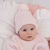 SNUGGLE HUNNY Organic Knit Baby Beanie - Blush Pink