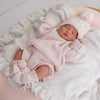 SNUGGLE HUNNY Organic Cotton Knit Booties - Blush Pink