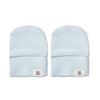 SNUGGLE HUNNY Organic Cotton Rib Mittens | Baby Blue