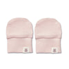 SNUGGLE HUNNY Organic Cotton Rib Mittens | Baby Pink