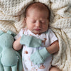 SNUGGLE HUNNY Organic Cotton Rib Mittens | Sage