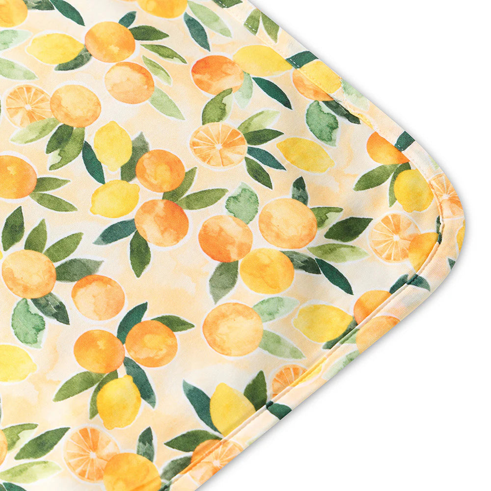 SNUGGLE HUNNY Organic Hooded Baby Towel - Sunny Citrus