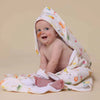 SNUGGLE HUNNY Organic Hooded Baby Towel - Beach Fun
