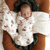 SNUGGLE HUNNY Organic Jersey Wrap & Beanie set - Gnomes lifestyle