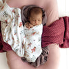 SNUGGLE HUNNY Organic Jersey Wrap & Topknot set - Fairy Garden lifestyle