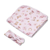 SNUGGLE HUNNY Organic Jersey Wrap & Topknot set | Boots & Bows