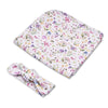 SNUGGLE HUNNY Organic Jersey Wrap & Topknot set | Gracie