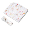 SNUGGLE HUNNY Organic Jersey Wrap & Topknot set | Ice Creams