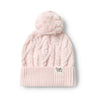 SNUGGLE HUNNY Organic Knit Beanie - Blush Pink