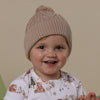 SNUGGLE HUNNY Organic Knit Beanie - Hazelnut
