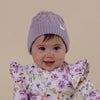 SNUGGLE HUNNY Organic Knit Baby Beanie - Lavender