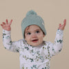 SNUGGLE HUNNY Organic Knit Baby Beanie - Sage