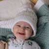 SNUGGLE HUNNY Organic Knit Baby Beanie - White