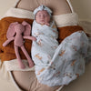SNUGGLE HUNNY Organic Muslin Swaddle -  Kittens