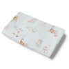 SNUGGLE HUNNY Organic Muslin Swaddle -  Kittens