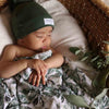SNUGGLE HUNNY Organic Muslin Swaddle - Evergreen