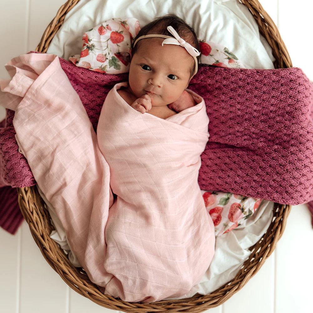 SNUGGLE HUNNY Organic Muslin Swaddle - Fairytale lifestyle