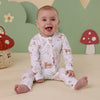 SNUGGLE HUNNY Organic Snugglesuit Convertible Romper - Woodland Tales lifestyle
