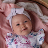 SNUGGLE HUNNY Ribbed Organic Topknot Headband | Lavender