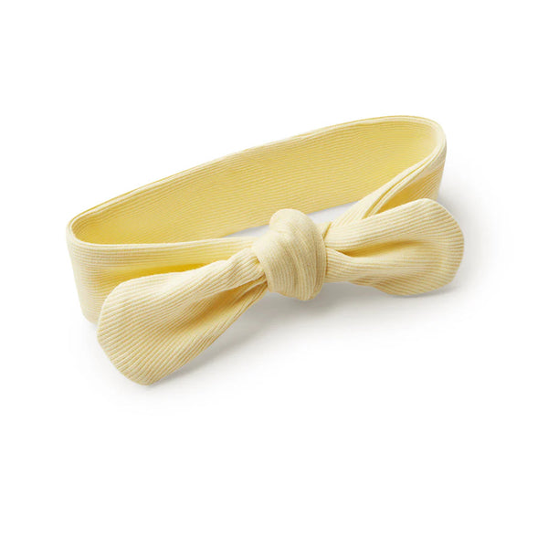 SNUGGLIE HUNNY Ribbed Topknot Headband - Sunlight