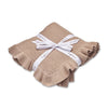 SNUGGLE HUNNY Ruffle Knit Organic Baby Blanket - Hazelnut