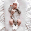 SNUGGLE HUNNY Merino Wool Bonnet & Booties - Ivory