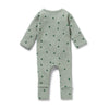 WILSON & FRENCHY Organic Waffle Zipsuit - Tumbletwig back