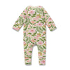 WILSON & FRENCHY Organic Zipsuit - Ma Fleur back