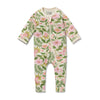 WILSON & FRENCHY Organic Zipsuit - Ma Fleur front