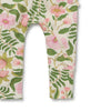 WILSON & FRENCHY Organic Zipsuit - Ma Fleur back detail