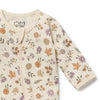 WILSON & FRENCHY Organic Zipsuit - Maple Glow front detail