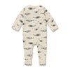 WILSON & FRENCHY Organic Zipsuit - Woolly Whales back