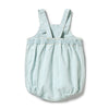 WILSON & FRENCHY Organic Denim Bodysuit | Ditsy Daisy back