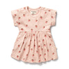 WILSON & FRENCHY Organic Dress - Strawberry Kisses front