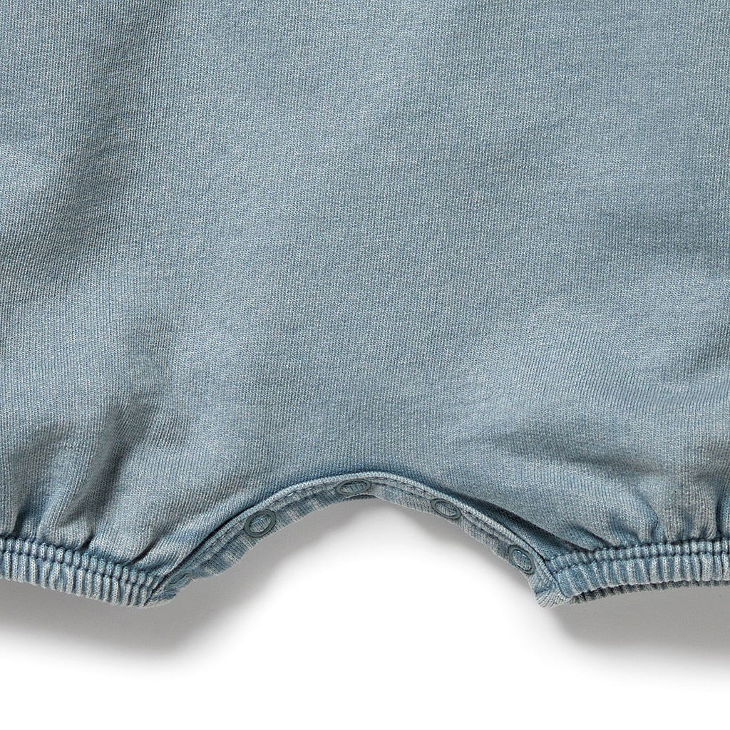 WILSON & FRENCHY Organic Growsuit - Dusk leg detail