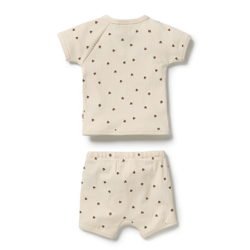 ROOM TO BLOOM Organic Kimono Set - My Lucky Charm back