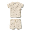 ROOM TO BLOOM Organic Kimono Set - My Lucky Charm front
