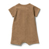 ROOM TO BLOOM Organic Knitted Pointelle Growsuit - Ginger Snap back